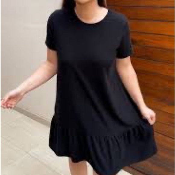 NWT, Hongyu Amy, Poly/Spandex Stretchy Dress, Elegant Black, Size 2X (Fits XL) - Picture 2 of 13